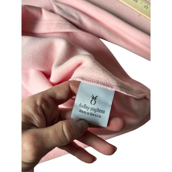 Dudley Stephens Fleece Light Pink Funnel Neck Top Pullover size L - Picture 8 of 10